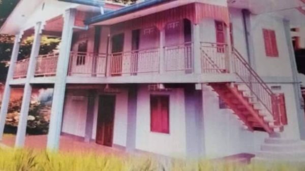 (အိမ်သစ်တက်ပွဲ ဖိတ်စာပါ နေအိမ်ကို​တွေ့ရစဥ်)