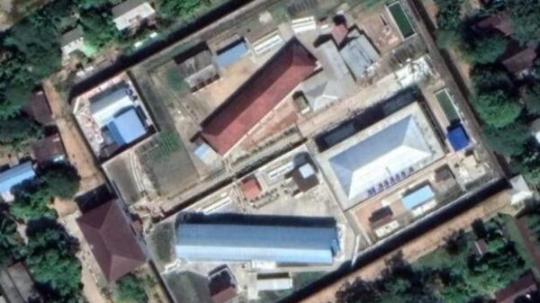 ထားဝယ်ထောင်ကို Google Map မှတွေ့ရစဥ်