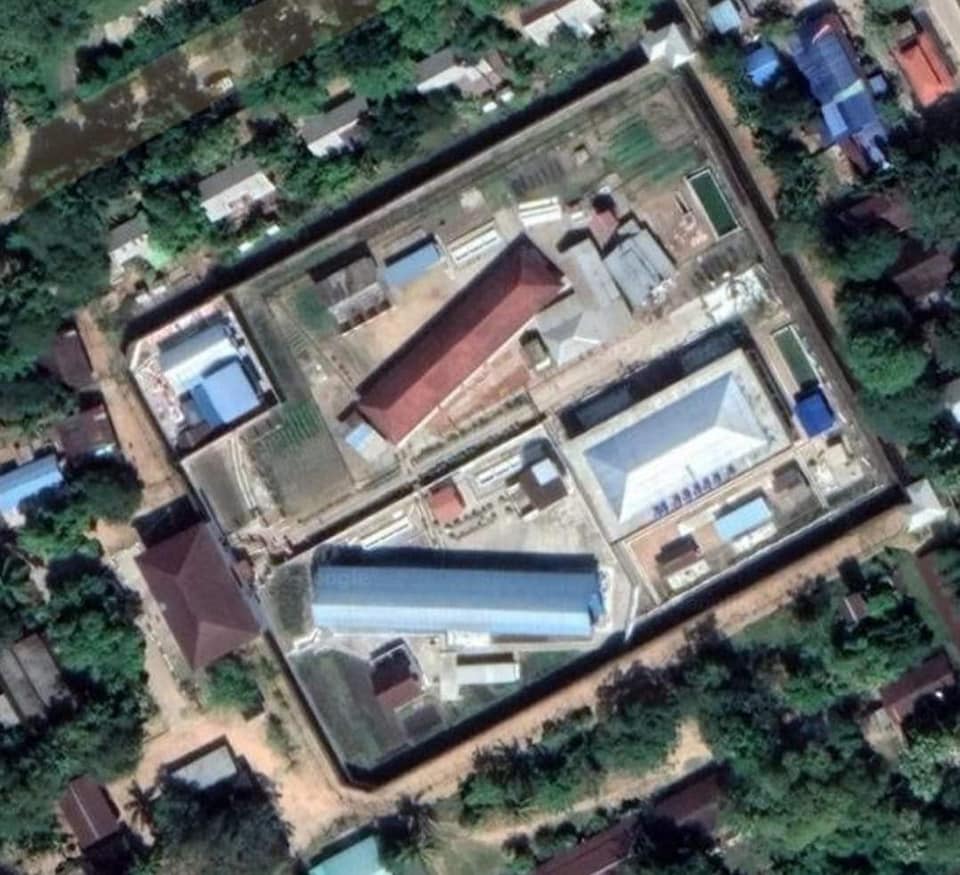 ထားဝယ်ထောင်ကို Google Map မှတွေ့ရစဥ်