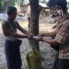 မီးရှို့ဖျက်ဆီးခြင်းခံခဲ့ရသော အိမ်ထောင်စုများအတွက် ငွေနှင့်ဆန်များ ထောက်ပံ့