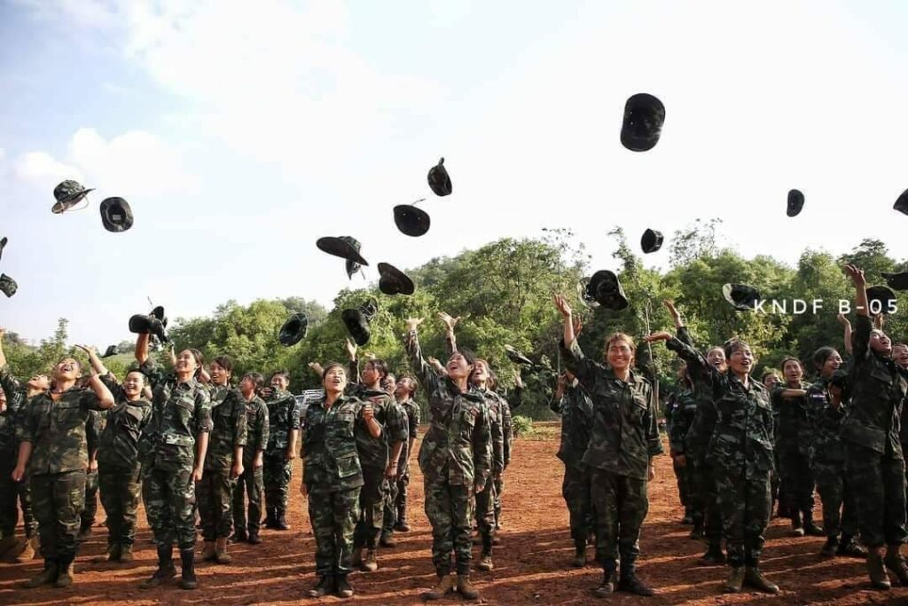 (KNDF တပ်ဖွဲ့ဝင်များ ။ ဓါတ်ပုံ-KNDF)