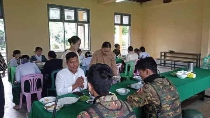 စစ်ကောင်စီတပ်သားများကိုကျောင်းအတွင်းဧည်ခံနေသောဆရာ၊ဆရာမအချို့