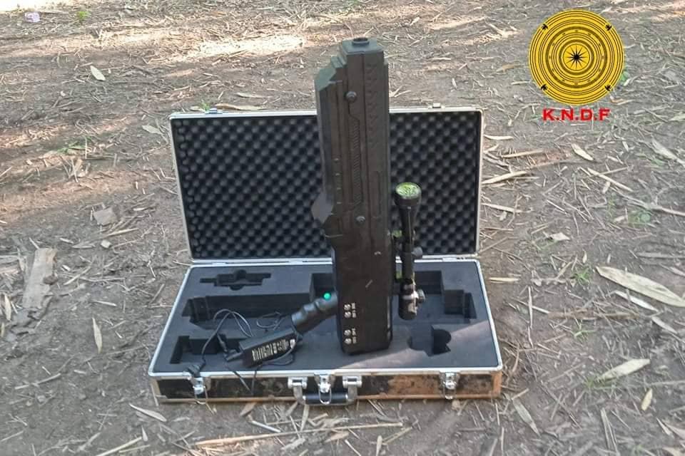 (ယခုလ ပထမပတ်အတွင်း စစ်ကောင်စီတပ်နှင့် ထိတွေ့တိုက်ပွဲ၌ KNDF မှ သိမ်းဆည်းရမိခဲ့သော ပစ္စည်းများဖြစ်သည်။)