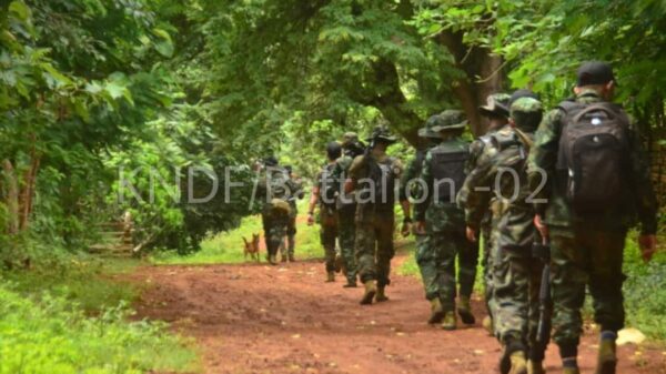 (စစ်​ကောင်စီတပ်ထံမှ သိမ်းဆည်းရမိ​သောလက်နက်ခဲယမ်းအပါအဝင်ဆက်စပ်ပစ္စည်းများနှင့် KNDF တပ်ဖွဲ့ဝင်များ။ ဓါတ်ပုံ-KNDF)