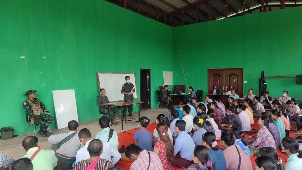 ကျောက်ကြီးဒေသခံတွေကို ပြည်သူရွေးကောက်ထားတဲ့ မြို့နယ်တာဝန်ခံတွေတွေ့ဆုံ
