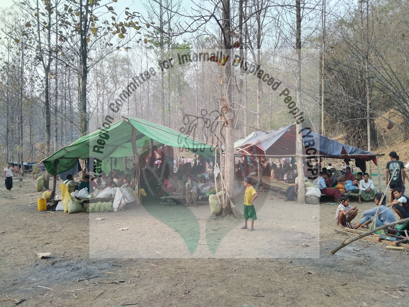 မကွေးတိုင်း၊ဂန့်ဂေါမြို့နယ်အတွင်းက စစ်ဘေးရှောင်စခန်းတစ်ခု - YRCIDP