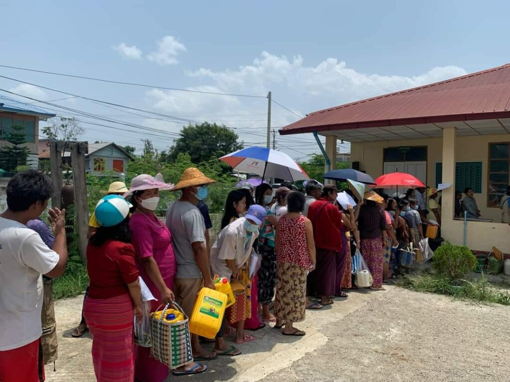 (WFP မှ အကူအညီပေးအပ်နေမှုကို မှတ်တမ်းဓါတ်ပုံထုတ်ပြန်ထားမှု။ ။ဓါတ်ပုံ-WFP)