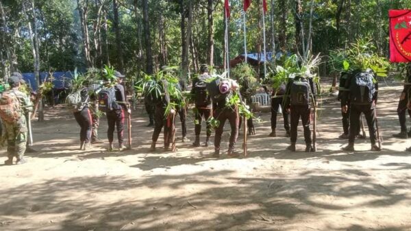 တမူး PDF တပ်ရင်း ၃ တပ်ဖွဲ့ဝင်များ။ ။ဓါတ်ပုံ-တမူးPDF