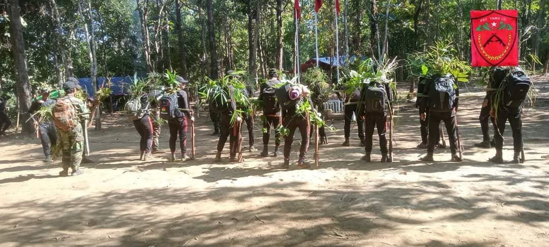 တမူး PDF တပ်ရင်း ၃ တပ်ဖွဲ့ဝင်များ။ ။ဓါတ်ပုံ-တမူးPDF