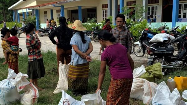(WFP မှ အကူအညီ​ပေးအပ်​နေမှုကို မှတ်တမ်းဓါတ်ပုံထုတ်ပြန်ထားမှု။ ။ဓါတ်ပုံ-WFP)