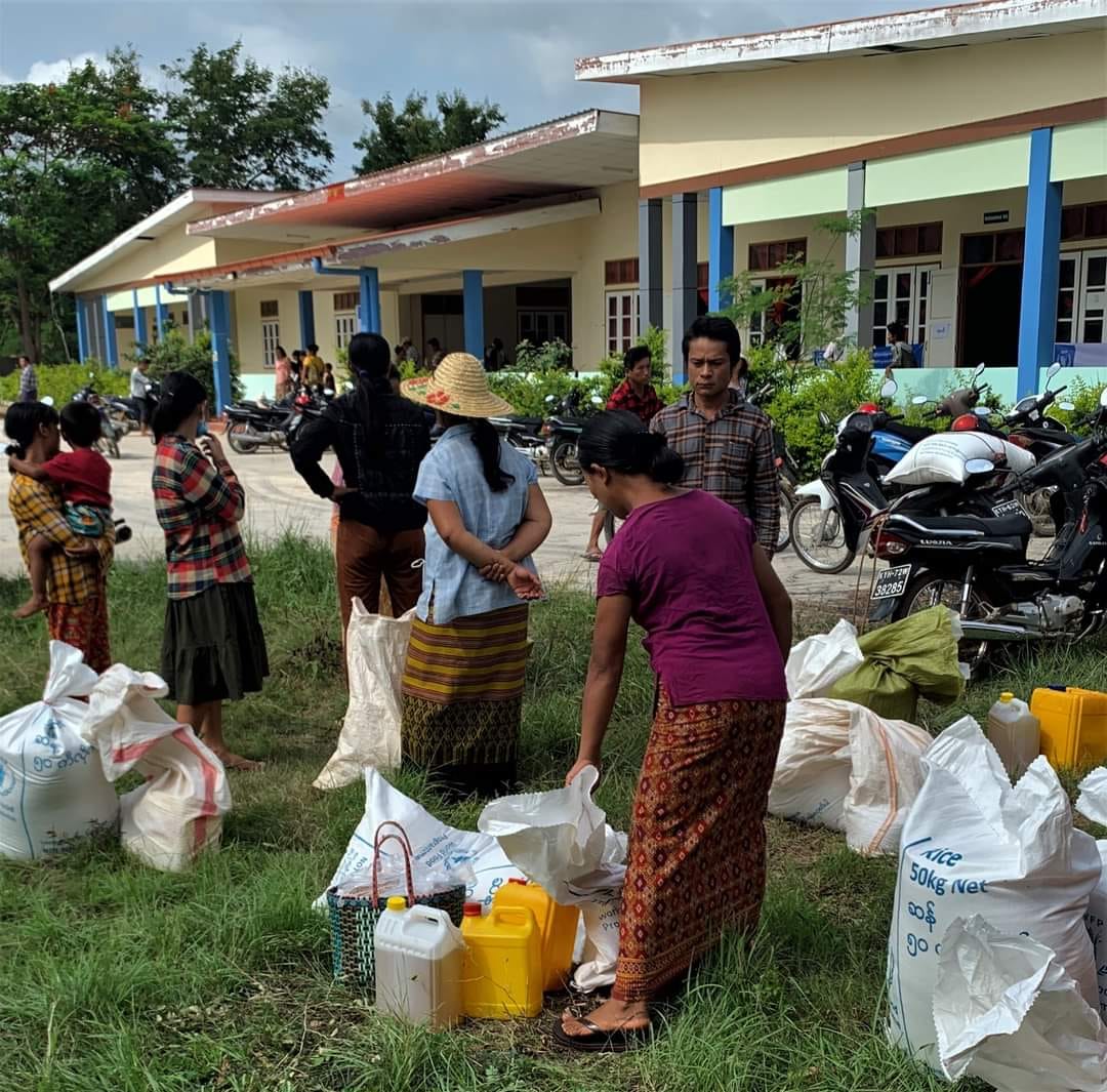 (WFP မှ အကူအညီ​ပေးအပ်​နေမှုကို မှတ်တမ်းဓါတ်ပုံထုတ်ပြန်ထားမှု။ ။ဓါတ်ပုံ-WFP)