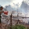 ကန့်ဘလူနယ်မြောက်ခြမ်းတွင် စစ်ကောင်စီတပ် မီးရှို့