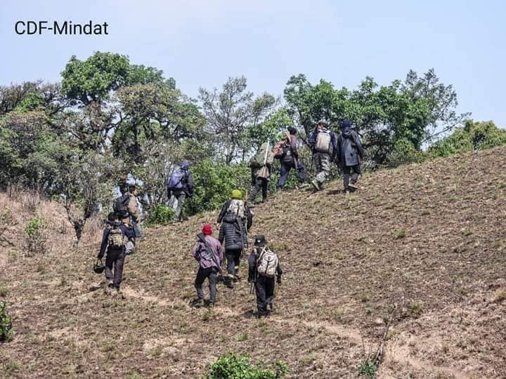 (ချင်းဒေသကာကွယ်ရေးတပ်CDF-မင်းတပ် တပ်ဖွဲ့ဝင်များ။ ဓါတ်ပုံ-CDF-မင်းတပ်)