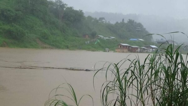 ဧရာဝတီနဲ့ချင်းတွင်းမြစ် မြစ်ရေမြင့်တက်