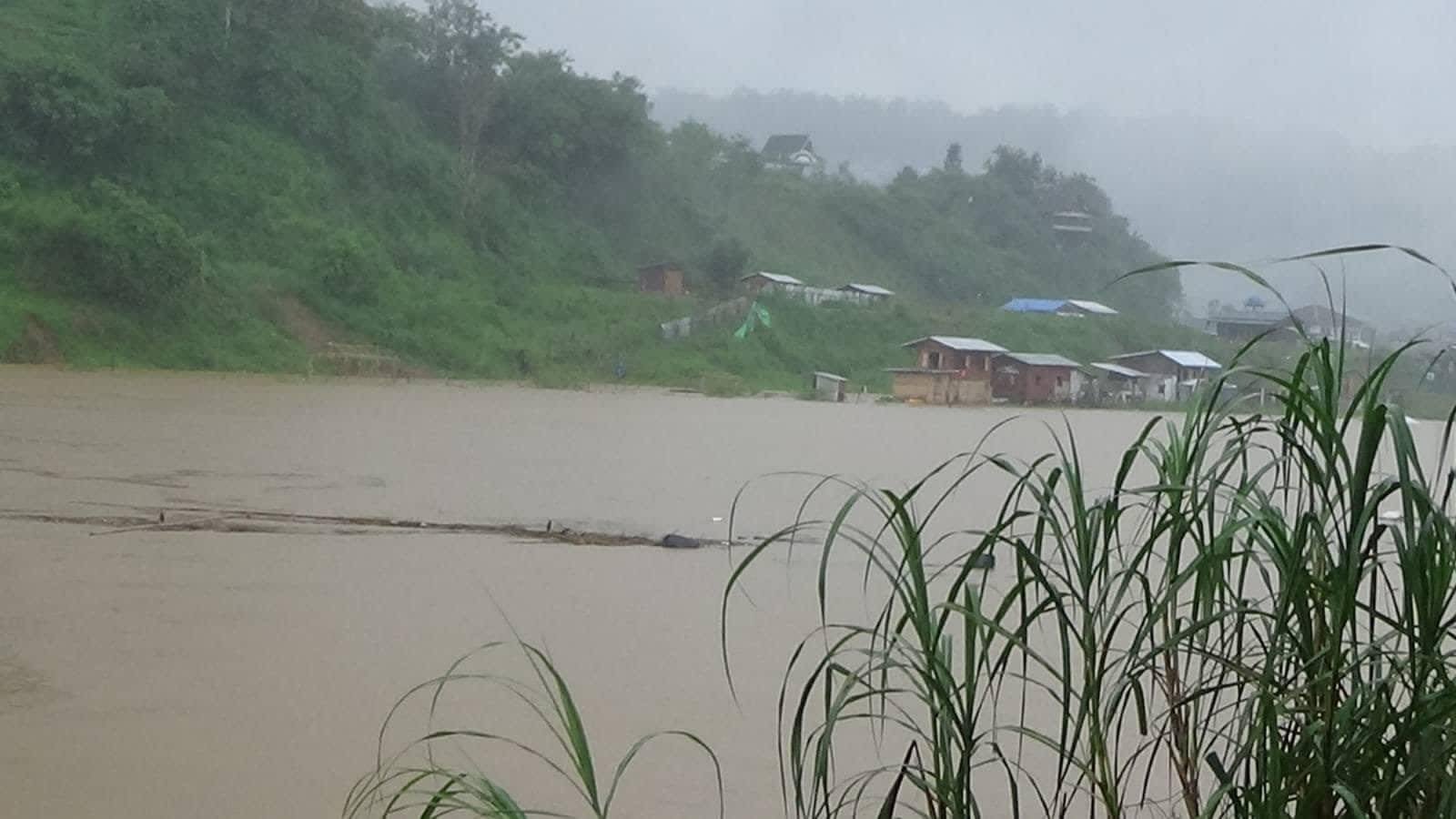 ဧရာဝတီနဲ့ချင်းတွင်းမြစ် မြစ်ရေမြင့်တက်