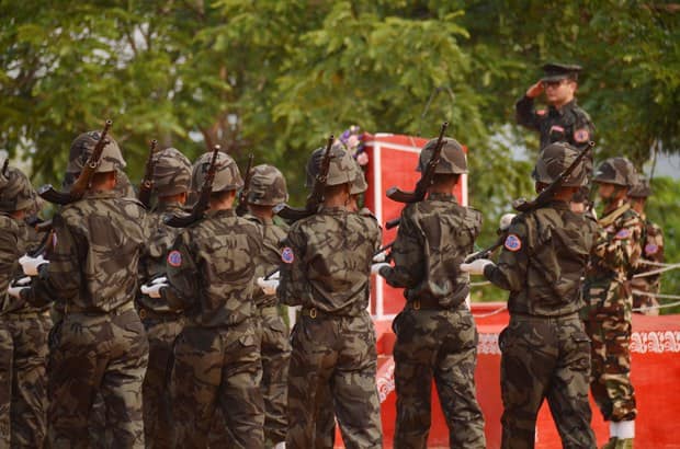 ရက္ခိုင့်တပ်တော် (AA) စစ်ဦးစီးချုပ်နှင့် တပ်ဖွဲ့ဝင်များကို ၂၀၁၈ ခုနှစ်က တွေ့ရစဥ်