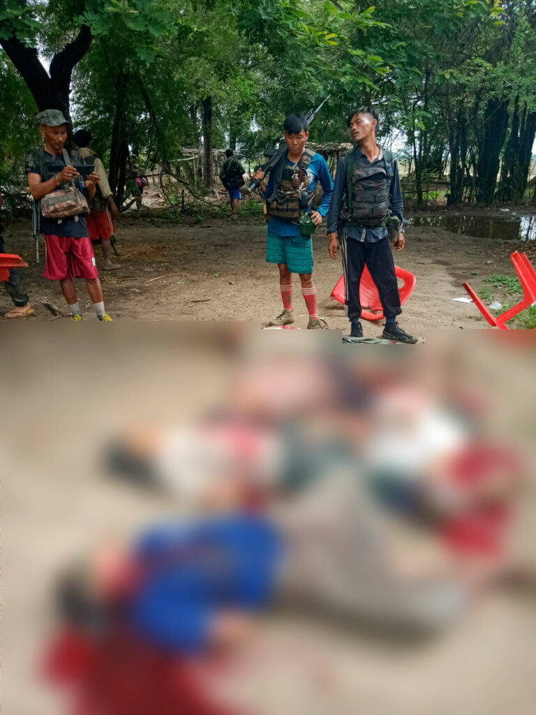 အရာတော်ဒေသခံ ကောက်ရထားသည့် စစ်ကောင်စီတပ်သား၏ ဖုန်း၌ အရပ်သားများစွာကို လက်ပြန်ကြိုးတုပ်ဖမ်းထားခြင်း၊ သတ်ဖြတ်ခြင်း ဓာတ်ပုံစသော စစ်ရာဇဝတ်မှုများကို စိတ်လိုလက်ရကျူးလွန်ကြောင်း အထောက်အထား ရုပ်သံမှတ်တမ်းများပါဝင်