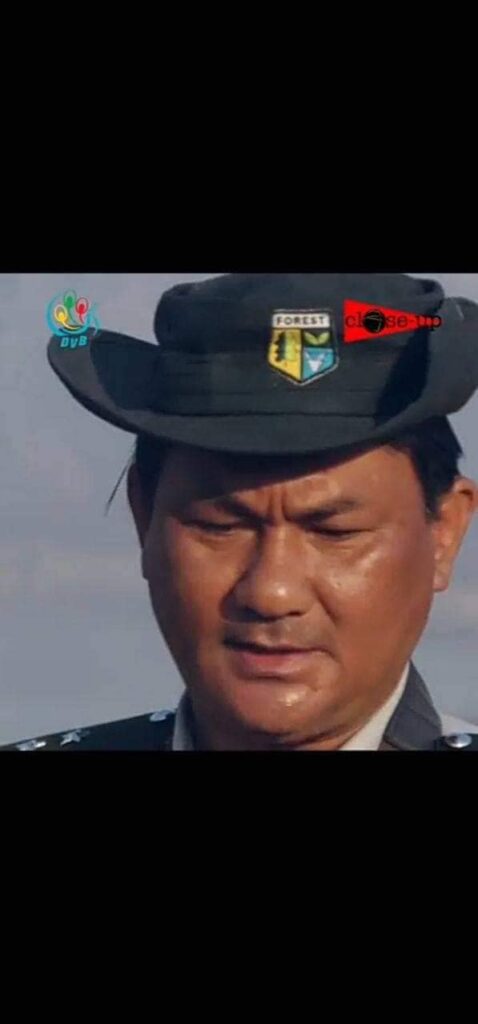 (အကြမ်းဖက်စစ်တပ် တိုက်ခိုက်ခံရသည့် လမ်း။ရှင်းလင်းခံရသည့် သစ်တောဦးစီးမှူး၊ ဓာတ်ပုံ - WTRF)
