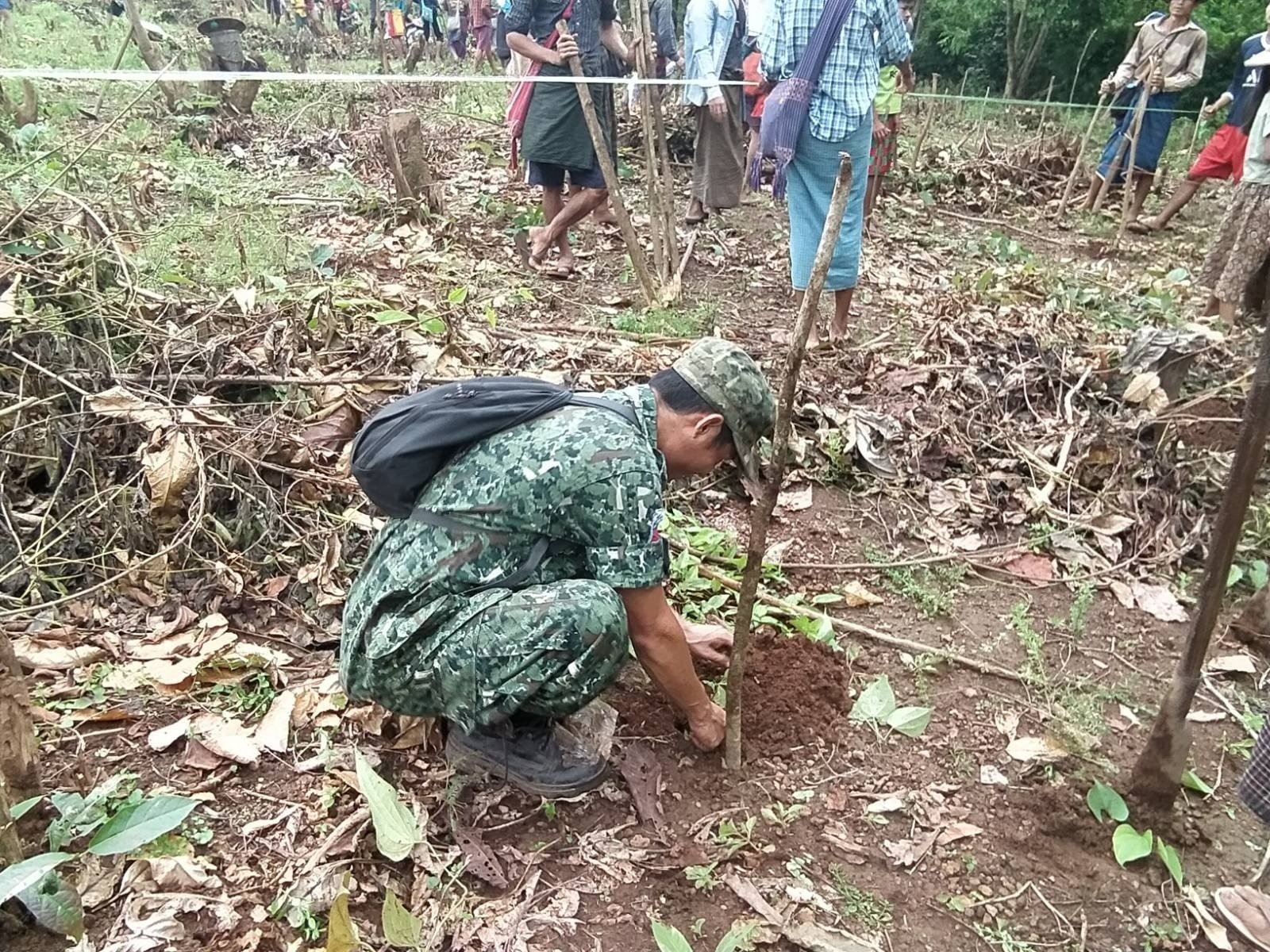 ကရင်အမျိုးသားလွတ်မြောက်ရေးအတွက် အသက်စွန့်တိုက်ခဲ့သူတွေကို သစ်ပင်စိုက်ပြီး ဂုဏ်ပြု