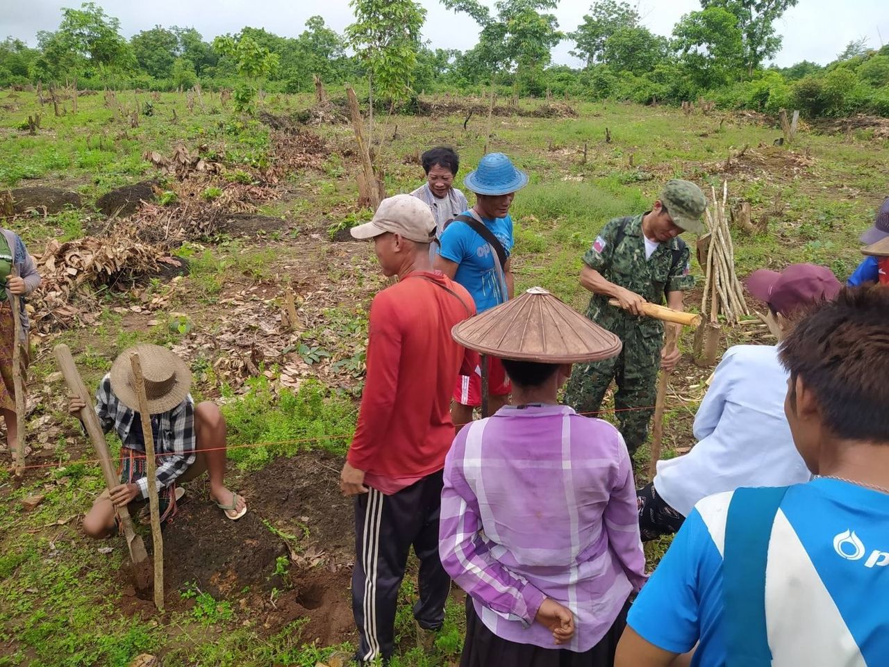 ကရင်အမျိုးသားလွတ်မြောက်ရေးအတွက် အသက်စွန့်တိုက်ခဲ့သူတွေကို သစ်ပင်စိုက်ပြီး ဂုဏ်ပြု