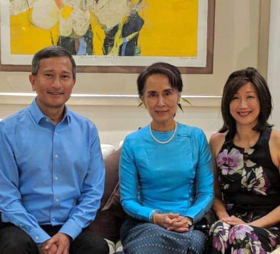 ဒေါ်အောင်ဆန်းစုကြည်မွေးနေ့အတွက်စင်ကာပူနိုင်ငံခြားရေးဝန်ကြီး ဆုမွန်ကောင်းတောင်း