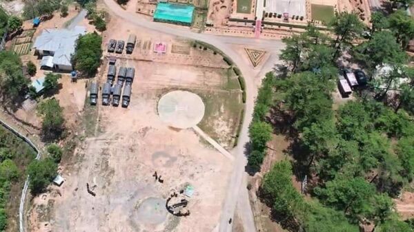 (မင်းတပ်ရှိ စစ်​ကောင်စီ၏ တပ်မဟာ ၂၇၄ တပ်ရင်းကိုအ​ပေါ်စီးမှ​တွေရစဥ်)