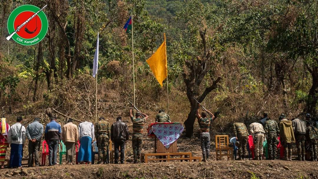 (ကန်ပက်လက် CDF ရဲ​ဘော်များအား စစ်​ရေး​လေ့ကျင့်​နေစဥ်၊ ဓာတ်ပုံ - CDF)
