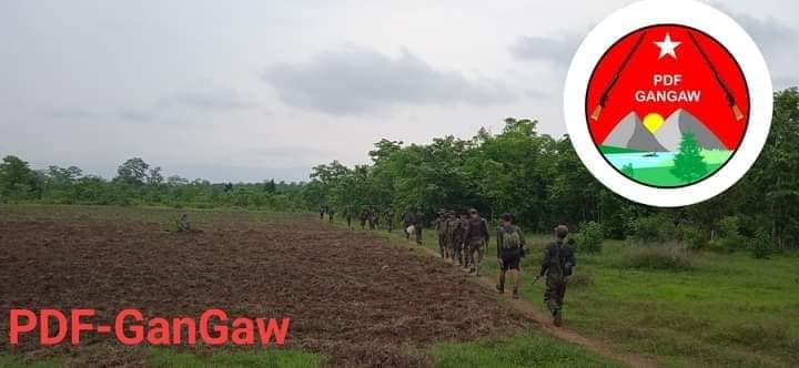 (ပြည်သူ့ကာကွယ်​ရေးတပ်-ဂန့်​ဂေါမှ တပ်ဖွဲ့ဝင်အချို့။ ဓါတ်ပုံ-PDFဂန်​ဂေါ)