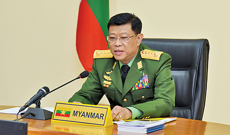 အာဆီယံ ကာကွယ်ရေးဝန်ကြီး အစည်းအဝေးကို စစ်ကောင်စီတက်ခွင့်ရဖို့ရှိနေ