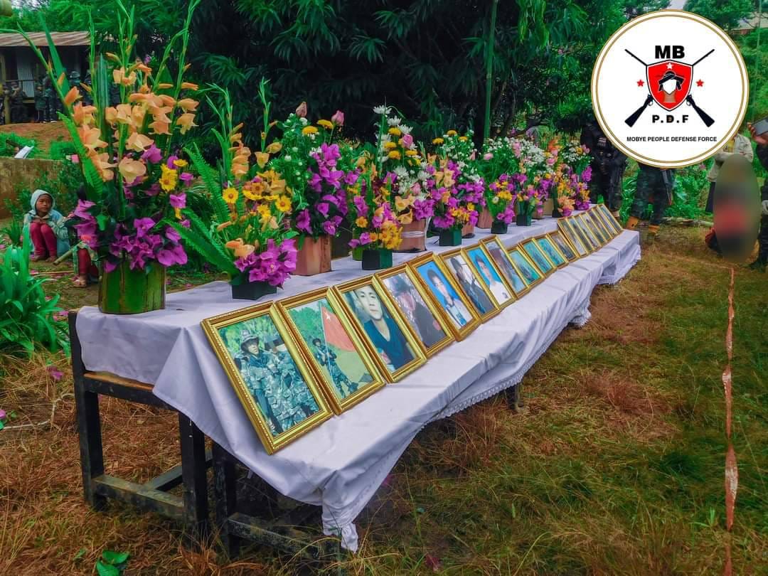 မိုးဗြဲနှင့် ဖယ်ခုံပြည်သူ့ကာကွယ်ရေးတပ်တို့၏ တည် ထောင်ခြင်း (၁)နှစ်ပြည့်အခမ်းအနားကျင်းပ