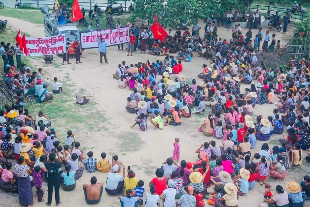 ဓာတ်ပုံ - အရာတော်မြို့နယ် လူထုသပိတ်ဦးဆောင်ကော်မတီ