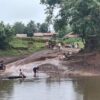 တစ်ရွာလုံးမီးရှို့ဖျက်ဆီးခံရလို့