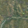 (မုံရွာ-မန္တ​လေးလမ်းကို Google Map တွင်​တွေ့ရပုံ)