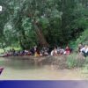(ညောင်လေးပင်ခရိုင်၊ကျောက်ကြီးမြို့နယ်ရှိ ကျေးရွာများအတွင်းသို့ အာဏာသိမ်းအကြမ်းဖက်စစ်ကောင်စီမှ ရည်ရွယ်ချက်ရှိရှိ လက်နက်ကြီးများ ပစ်ခတ်ခြင်းကြောင့် ကျေးရွာပေါင်း(၁၁)ရွာမှ ကိုယ်ထူကိုယ်ထ ပညာရေးကျောင်းများ ပိတ်သိမ်းကာ ရွှေ့ပြောင်းတိမ်းရှောင်နေရသော ဒေသခံများကို ဇွန်လ၂၉ရက်က တွေ့ရစဥ်၊ ဓာတ်ပုံ - 𝗞𝗮𝗿𝗲𝗻 𝗡𝗮𝘁𝗶𝗼𝗻𝗮𝗹 𝗨𝗻𝗶𝗼𝗻)