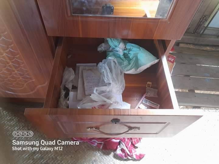 (ပိုက်ဆံပျောက်ဆုံးခဲ့သည့် ဘုန်းကြီးကျောင်းရှိ ဗီရို။ ဓါတ်ပုံ-SPGF)