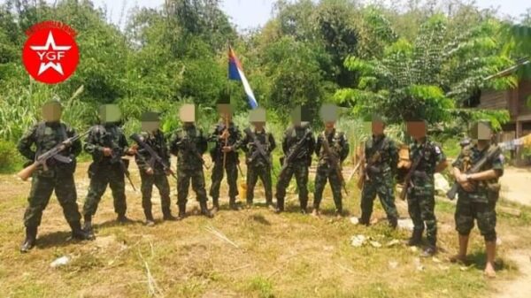 (​ရေး​ပြောက်ကျားတပ်ဖွဲ့ဝင်များ ။ ။ဓါတ်ပုံ-YGF)