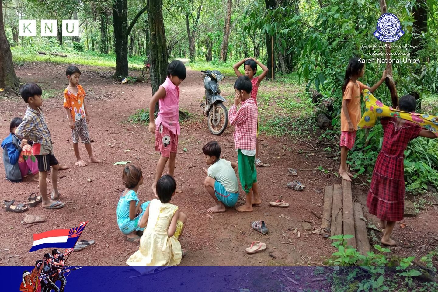 KNU တပ်မဟာ ၃ နယ်မြေထဲ စစ်ရေးလှုပ်ရှားမှုတွေကြောင့် စာသင်ကျောင်း ၁၃ ကျောင်းပိတ်ထားရ