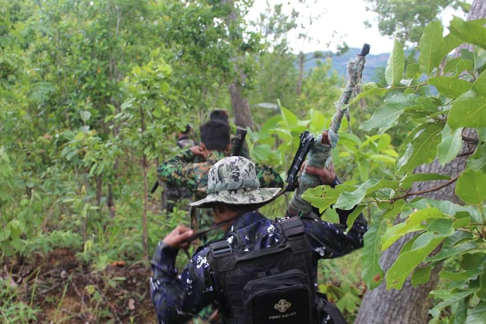 (အ​နောက်ပိုင်းတိုင်းတပ်မဟာ( ၇ )တပ်ရင်း( ၇၀၃ )မှ တပ်ဖွဲ့ဝင်အချို့ ။ ။ဓါတ်ပုံ-PDF တပ်မဟာ-၇)
