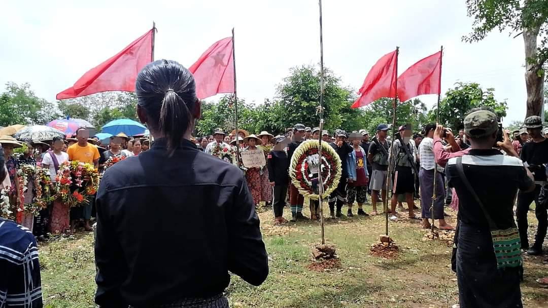 ဓာတ်ပုံ - ကနီမြို့နယ် နွေဦးတော်လှန်ရေးသပိတ်အင်အားစု