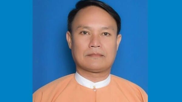 (စစ်​ကောင်စီတပ်ဖမ်းဆီးနှိပ်စက်မှုခံ​နေရ​သောဘီးလင်းမြို့နယ် ပြည်နယ်လွှတ်​​တော်အမတ် ဦး​ကျော်မျိုးမင်း)