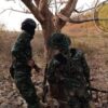 ​ရှေ့တန်းတစ်​နေရာမှKNDFB-03တပ်ဖွဲ့ဝင်အချို့။ ဓါတ်ပုံ-KNDF-B03
