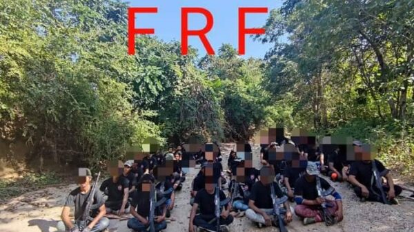(Freedom Revolution Force အဖွဲ့သားများ တွေ့ရစဥ်။ ဓာတ်ပုံ - FRF)