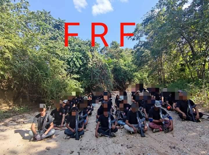 (Freedom Revolution Force အဖွဲ့သားများ တွေ့ရစဥ်။ ဓာတ်ပုံ - FRF)