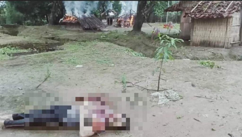 (ကြောင်ပြာစခန်းတိုက်ခိုက်သိမ်းပိုက်ပြီးနောက်မြင်ကွင်း)