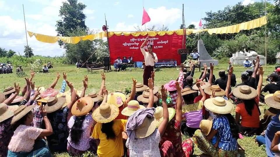 ဓာတ်ပုံ - ကနီမြို့နယ်နွေဦးတော်လှန်ရေးသပိတ်အင်အားစု
