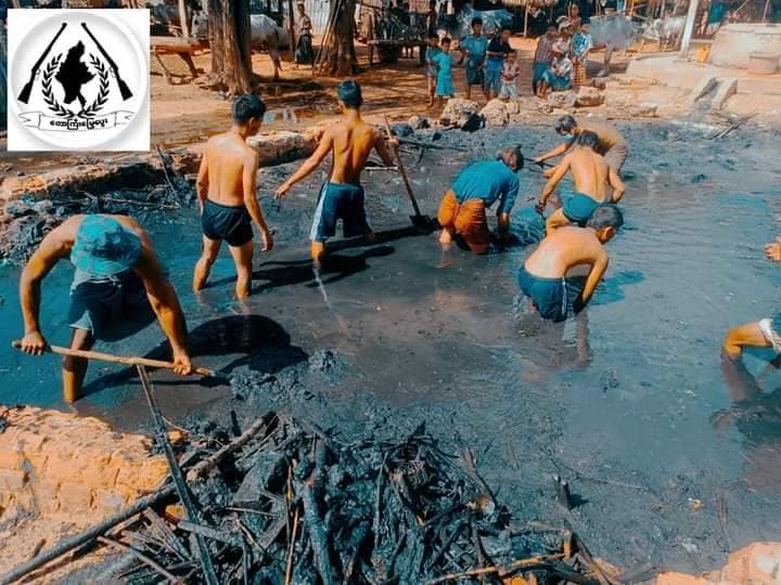 ရွှေဘိုခရိုင်ရှိ ပြည်သူ့ကာကွယ်​ရေးတပ်ဖွဲ့များ