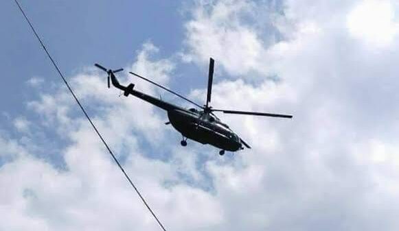 (စစ်​ကောင်စီတပ်ကကြည်း​ကြောင်းတိုက်ပွဲများတွင်အထိ့နာတိုင်းလေ​ကြောင်းပစ်ကူကိုအသုံးချ​လေ့ရှိသည်။ဓါတ်ပုံ-CJ)