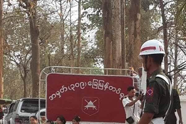 (စစ်​ကောင်စီ၏ ခမရ ၃၀၉ တပ်ရင်းအတွင်းတစ်​နေရာ။ ဓါတ်ပုံ-IR)