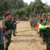 (အကြမ်းဖက်စစ်​ကောင်စီတပ်နှင့်အတူ စစ်​ရေးလှုပ်ရှားမှုများတွင်ပူး​ပေါင်းပါဝင်လာ​သော ရှမ်းနီတပ်ဖွဲ့-SNA။ ဓါတ်ပုံ-SNA)