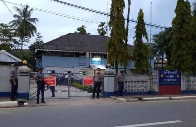 (ထားဝယ်မြို့မရဲစခန်းကို ​တွေ့ရစဥ်။ ဓါတ်ပုံ-CJ)